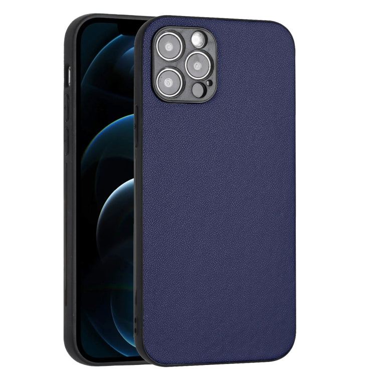 For iPhone 12 Pro R20 Leather Pattern Phone Single Case