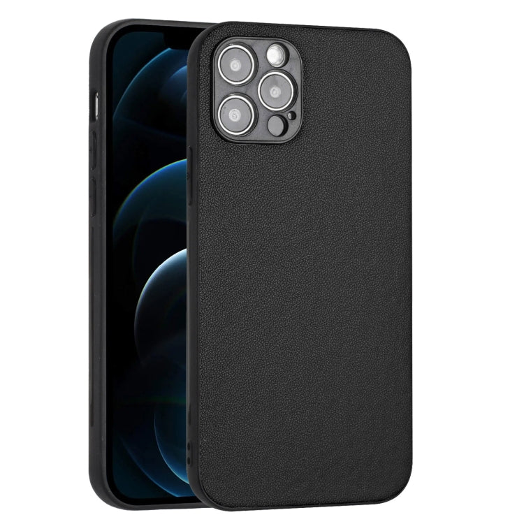 For iPhone 12 Pro Max R20 Leather Pattern Phone Single Case