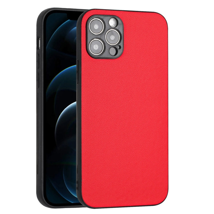 For iPhone 12 Pro Max R20 Leather Pattern Phone Single Case