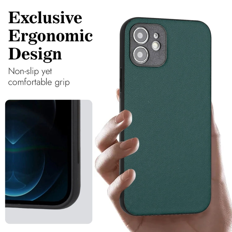 For iPhone 12 mini R20 Leather Pattern Phone Single Case