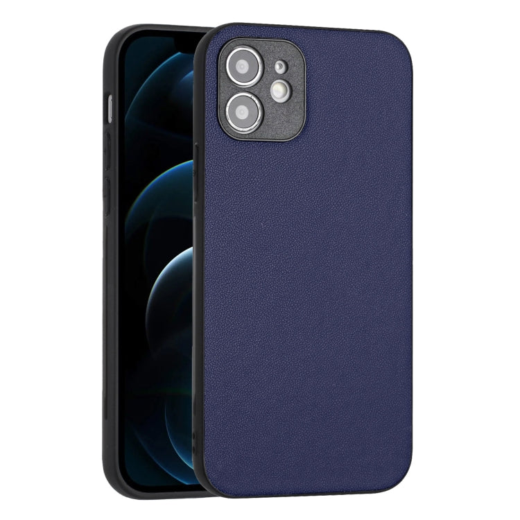 For iPhone 12 mini R20 Leather Pattern Phone Single Case