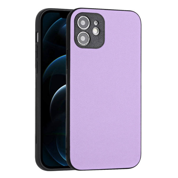For iPhone 12 mini R20 Leather Pattern Phone Single Case