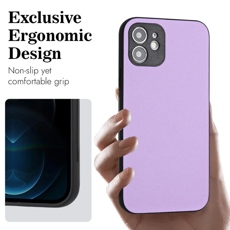 For iPhone 12 mini R20 Leather Pattern Phone Single Case