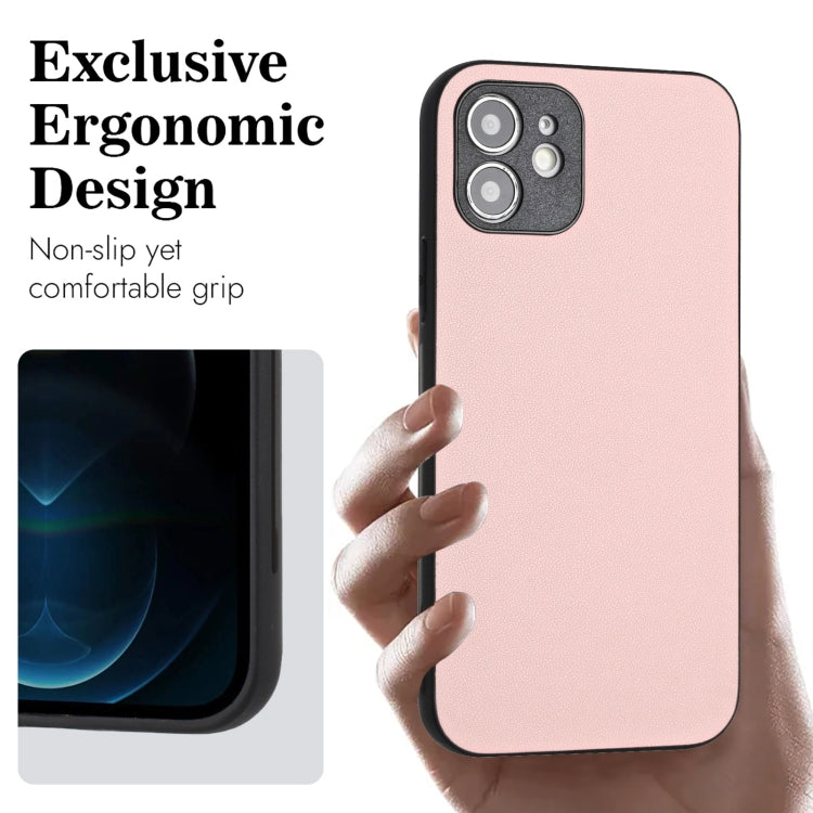 For iPhone 12 mini R20 Leather Pattern Phone Single Case
