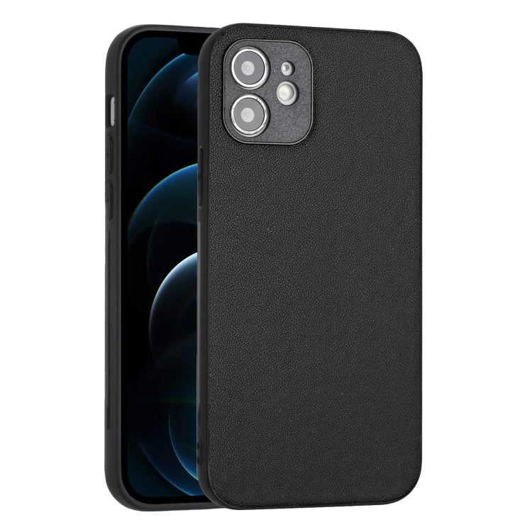 For iPhone 12 mini R20 Leather Pattern Phone Single Case