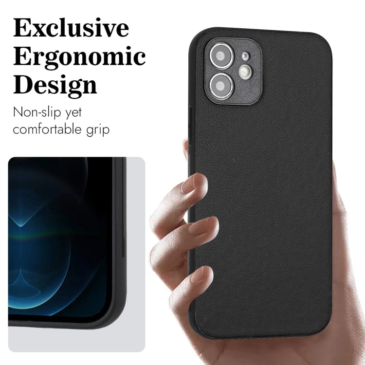 For iPhone 12 mini R20 Leather Pattern Phone Single Case