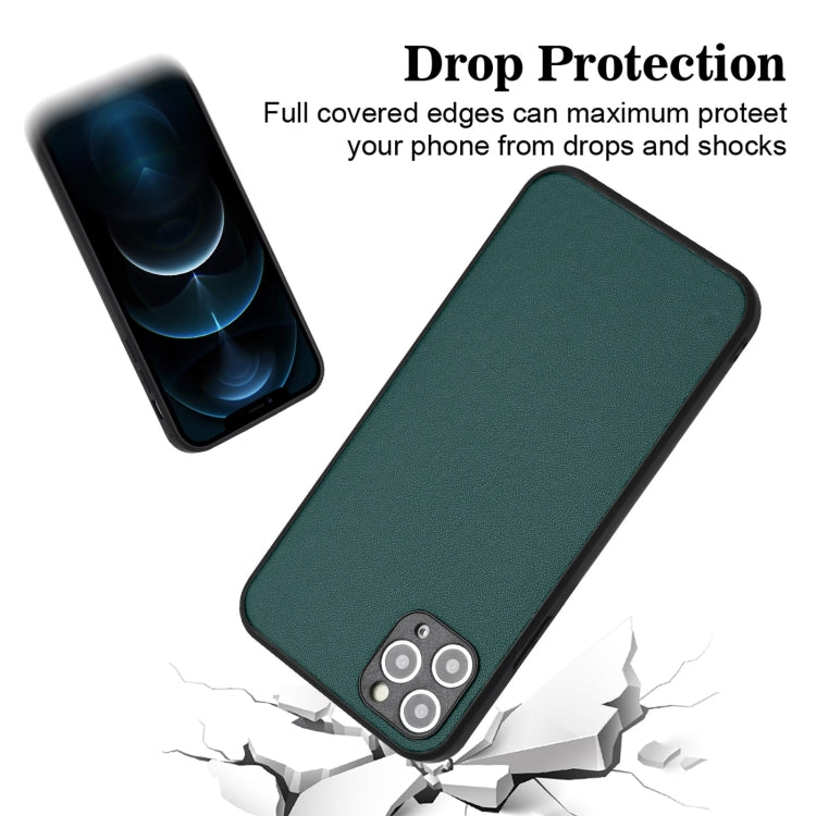 For iPhone 11 Pro Max R20 Leather Pattern Phone Single Case