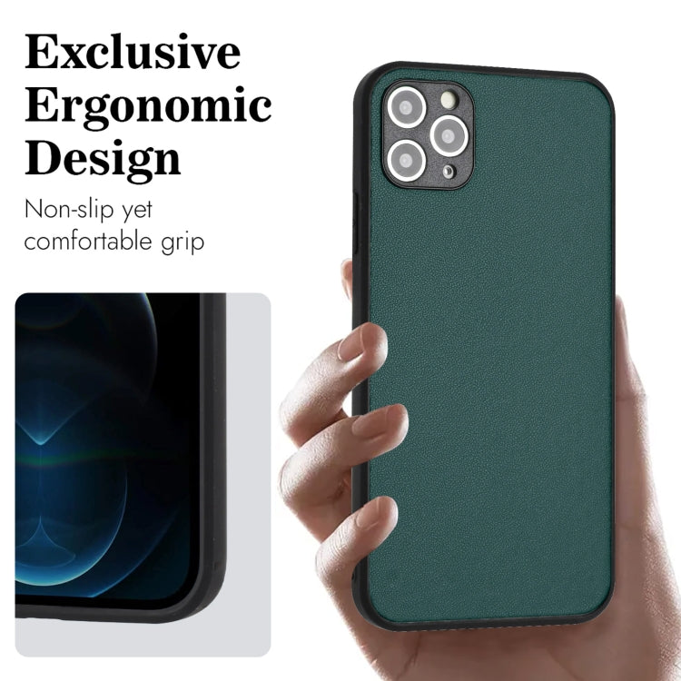 For iPhone 11 Pro Max R20 Leather Pattern Phone Single Case