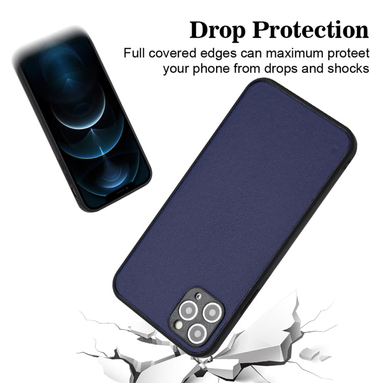 For iPhone 11 Pro Max R20 Leather Pattern Phone Single Case