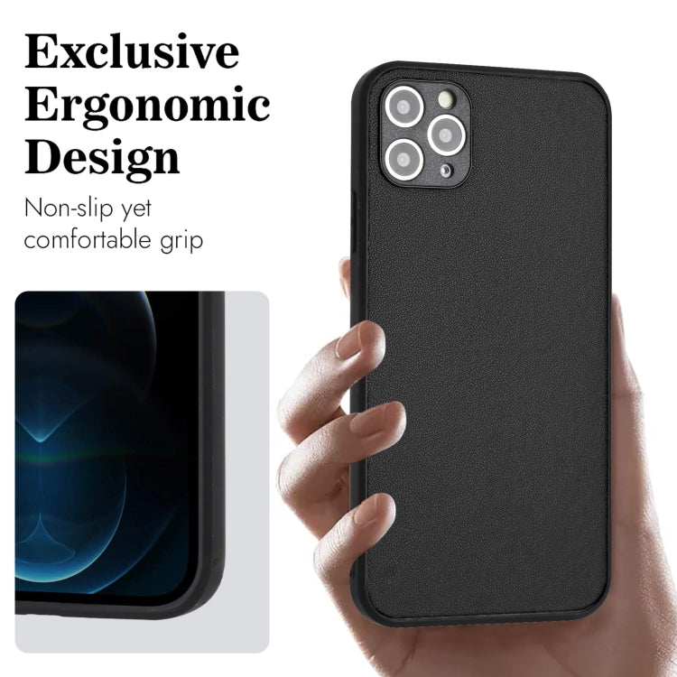 For iPhone 11 Pro Max R20 Leather Pattern Phone Single Case
