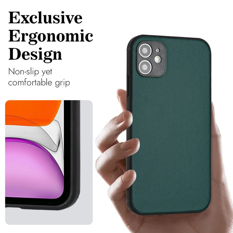 For iPhone 11 R20 Leather Pattern Phone Single Case