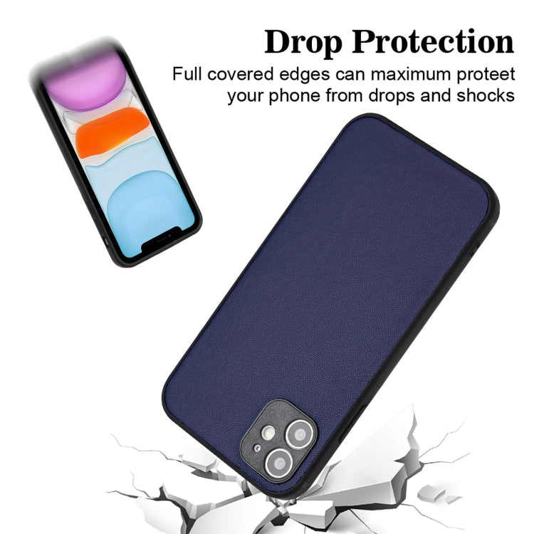 For iPhone 11 R20 Leather Pattern Phone Single Case