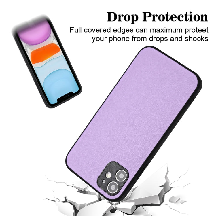For iPhone 11 R20 Leather Pattern Phone Single Case