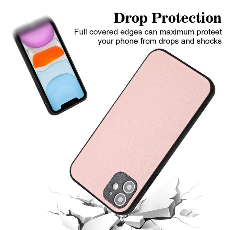 For iPhone 11 R20 Leather Pattern Phone Single Case