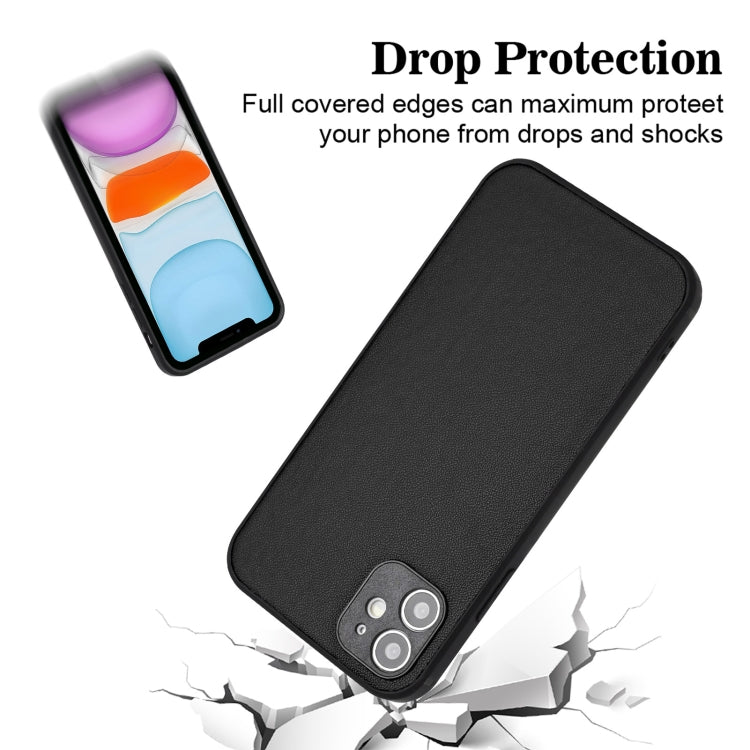 For iPhone 11 R20 Leather Pattern Phone Single Case