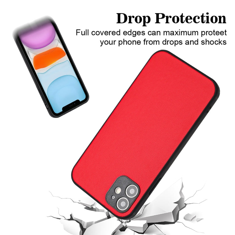 For iPhone 11 R20 Leather Pattern Phone Single Case
