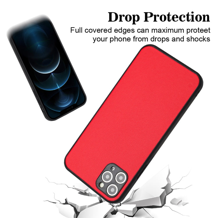 For iPhone 11 Pro R20 Leather Pattern Phone Single Case
