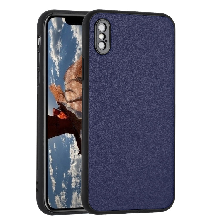 For iPhone XS / X R20 Leather Pattern Phone Single Case