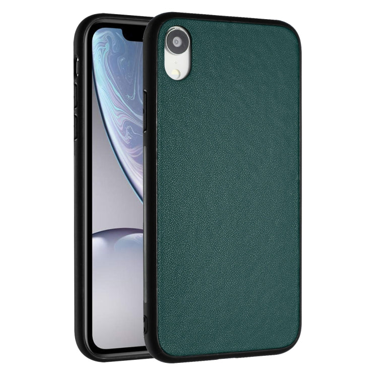 For iPhone XR R20 Leather Pattern Phone Single Case