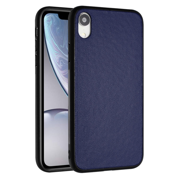 For iPhone XR R20 Leather Pattern Phone Single Case