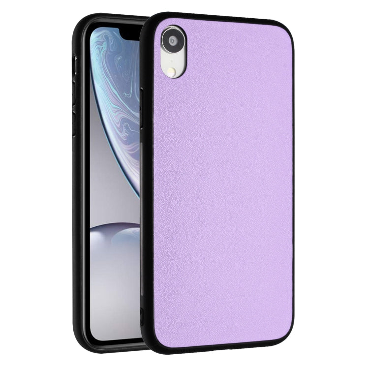 For iPhone XR R20 Leather Pattern Phone Single Case