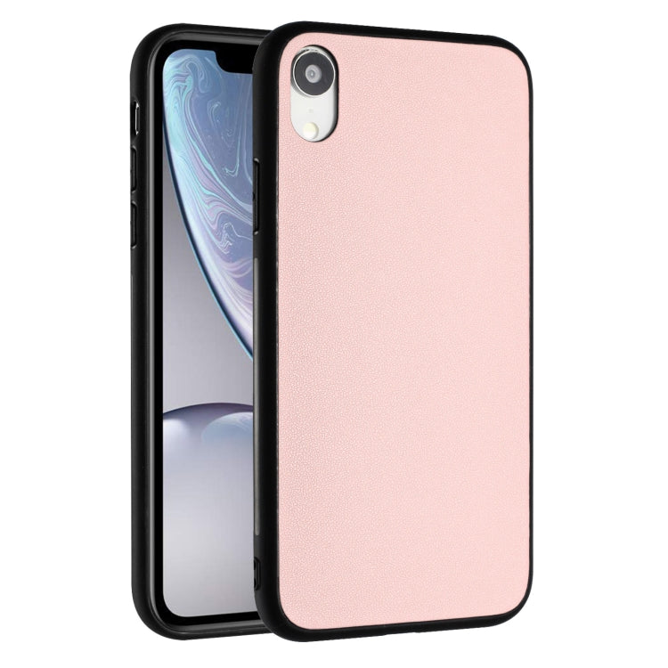 For iPhone XR R20 Leather Pattern Phone Single Case