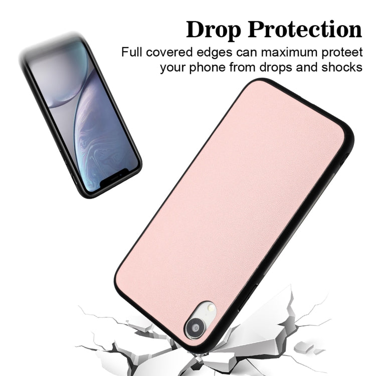 For iPhone XR R20 Leather Pattern Phone Single Case