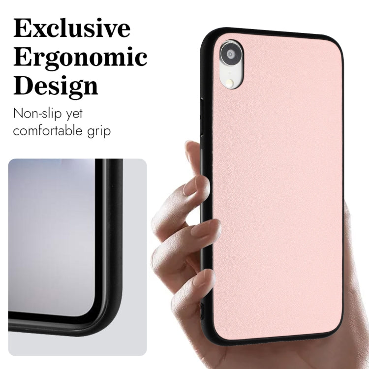 For iPhone XR R20 Leather Pattern Phone Single Case
