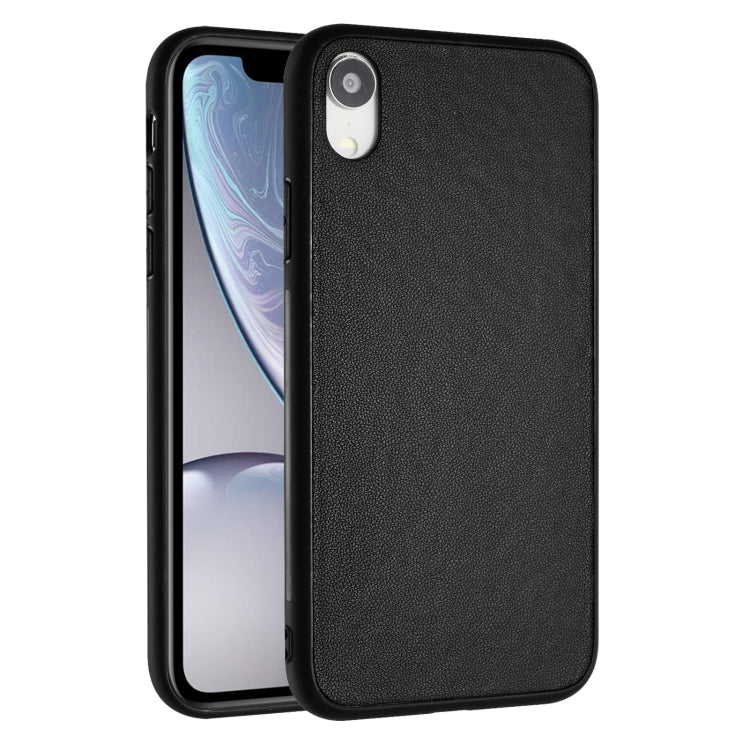 For iPhone XR R20 Leather Pattern Phone Single Case