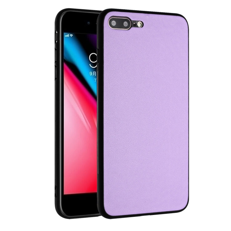 For iPhone 8 Plus / 7 Plus R20 Leather Pattern Phone Single Case