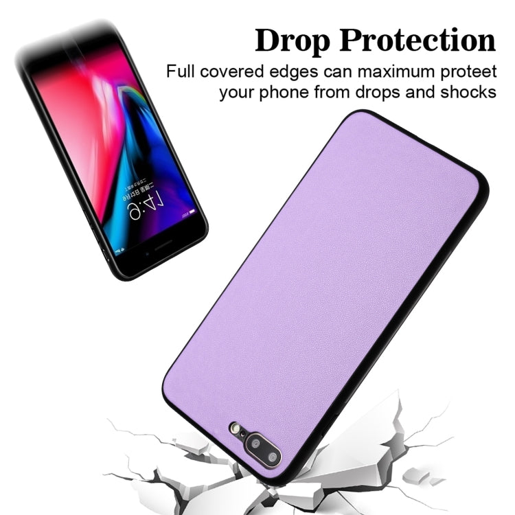 For iPhone 8 Plus / 7 Plus R20 Leather Pattern Phone Single Case