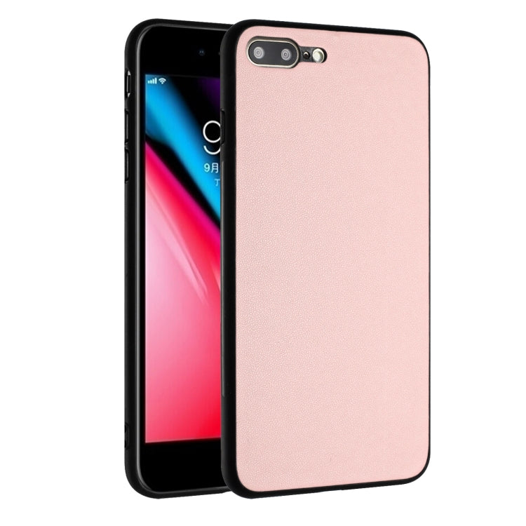 For iPhone 8 Plus / 7 Plus R20 Leather Pattern Phone Single Case