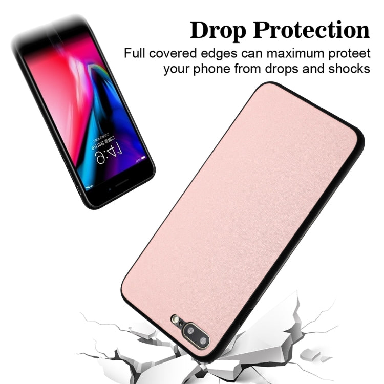 For iPhone 8 Plus / 7 Plus R20 Leather Pattern Phone Single Case