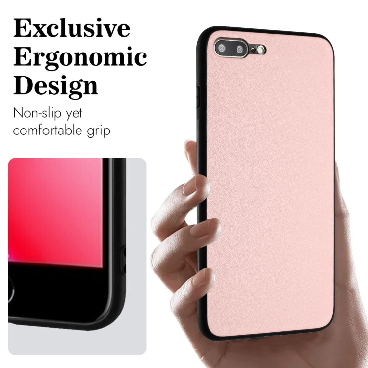 For iPhone 8 Plus / 7 Plus R20 Leather Pattern Phone Single Case