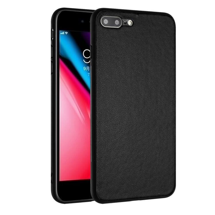 For iPhone 8 Plus / 7 Plus R20 Leather Pattern Phone Single Case