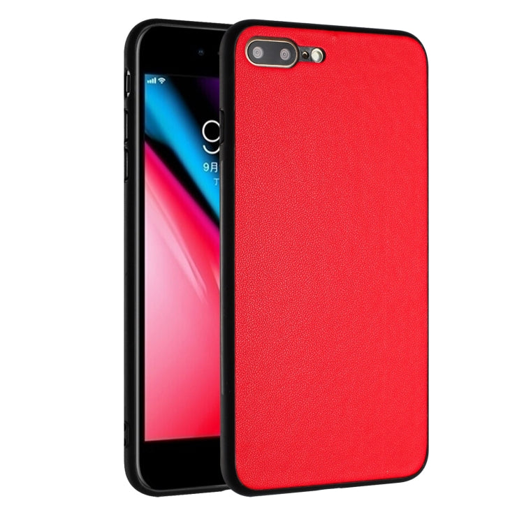 For iPhone 8 Plus / 7 Plus R20 Leather Pattern Phone Single Case