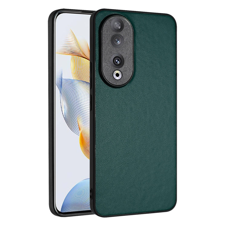 For Honor 90 R20 Leather Pattern Phone Single Case