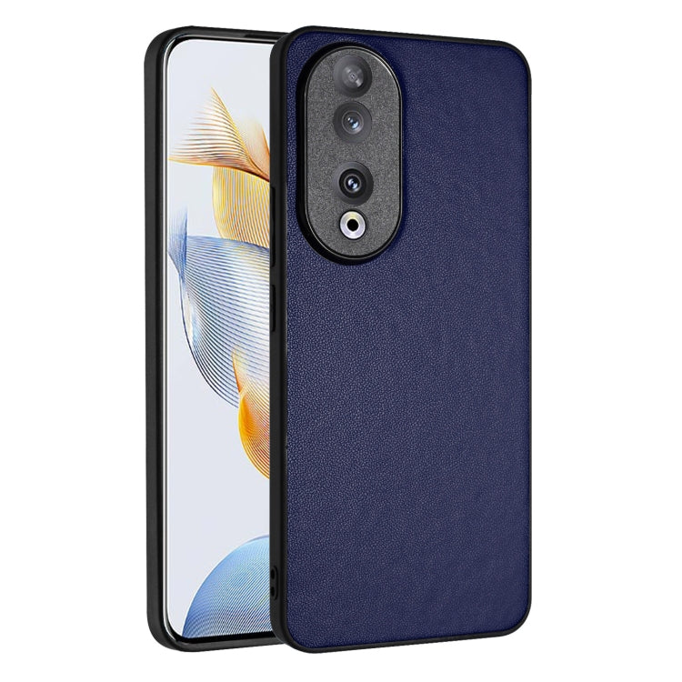 For Honor 90 R20 Leather Pattern Phone Single Case