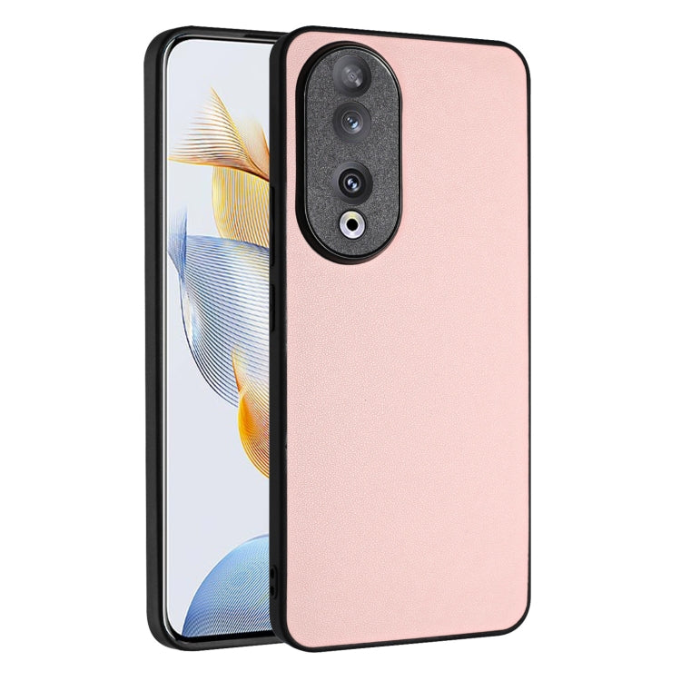 For Honor 90 R20 Leather Pattern Phone Single Case