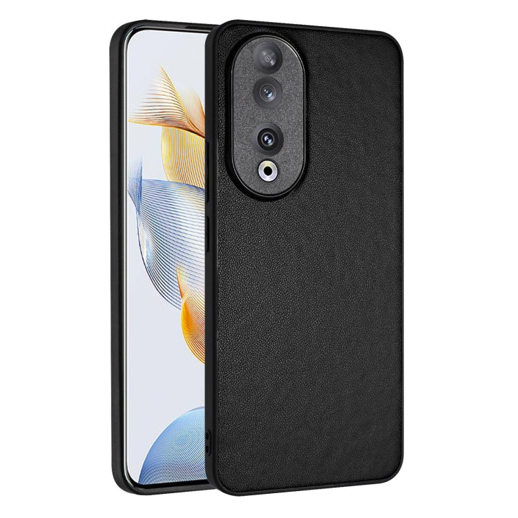 For Honor 90 R20 Leather Pattern Phone Single Case