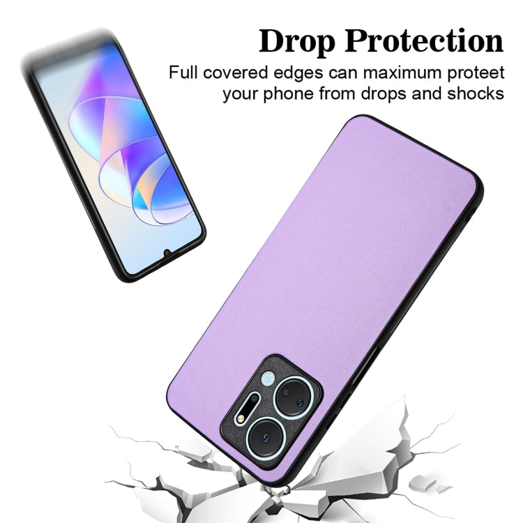 For Honor X7a/Play7T R20 Leather Pattern Phone Single Case