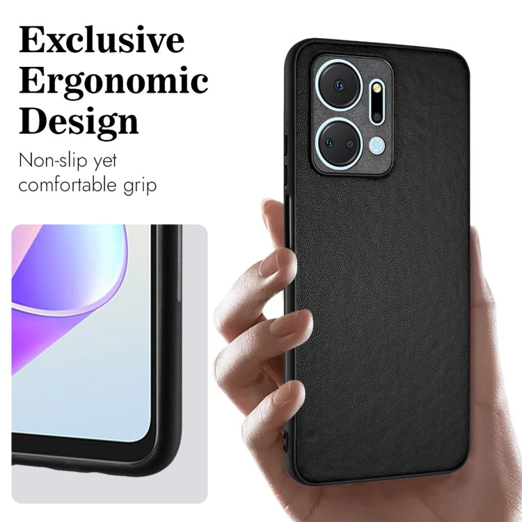 For Honor X7a/Play7T R20 Leather Pattern Phone Single Case