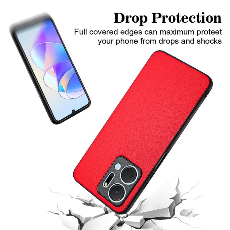 For Honor X7a/Play7T R20 Leather Pattern Phone Single Case