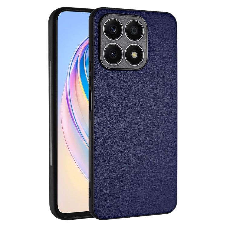 For Honor X8a R20 Leather Pattern Phone Single Case