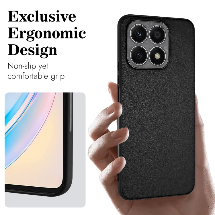 For Honor X8a R20 Leather Pattern Phone Single Case