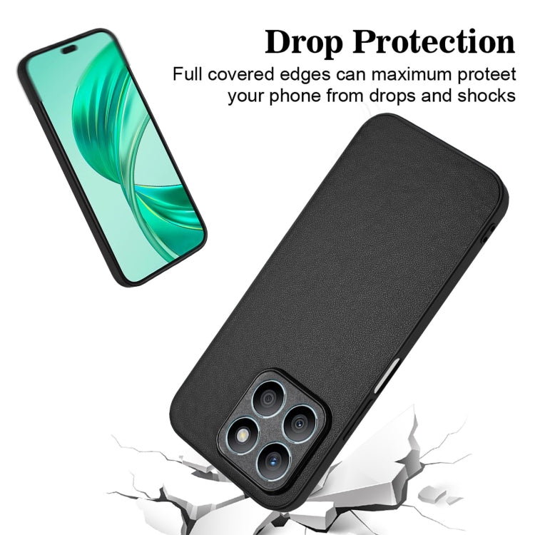 For Honor X8b 4G Global R20 Leather Pattern Phone Single Case