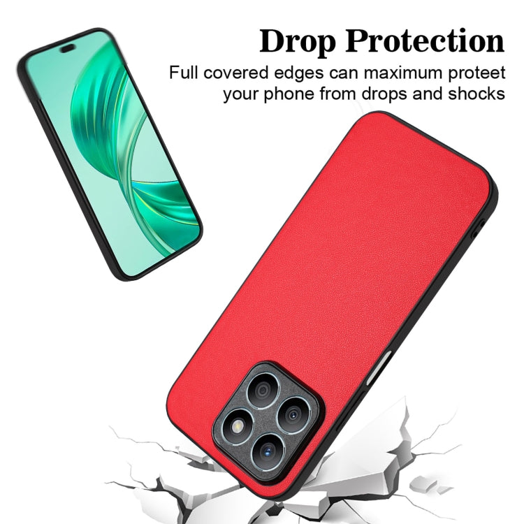 For Honor X8b 4G Global R20 Leather Pattern Phone Single Case