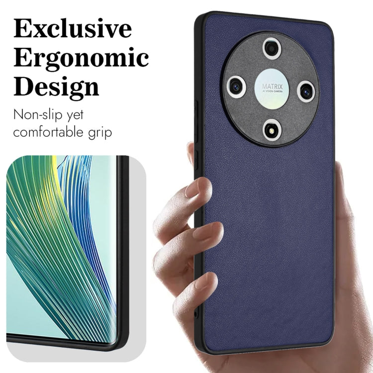 For Honor X9b/Magic6 Lite 5G R20 Leather Pattern Phone Single Case