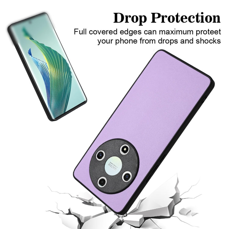 For Honor X9b/Magic6 Lite 5G R20 Leather Pattern Phone Single Case
