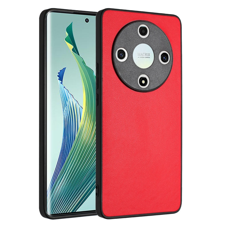 For Honor X9b/Magic6 Lite 5G R20 Leather Pattern Phone Single Case